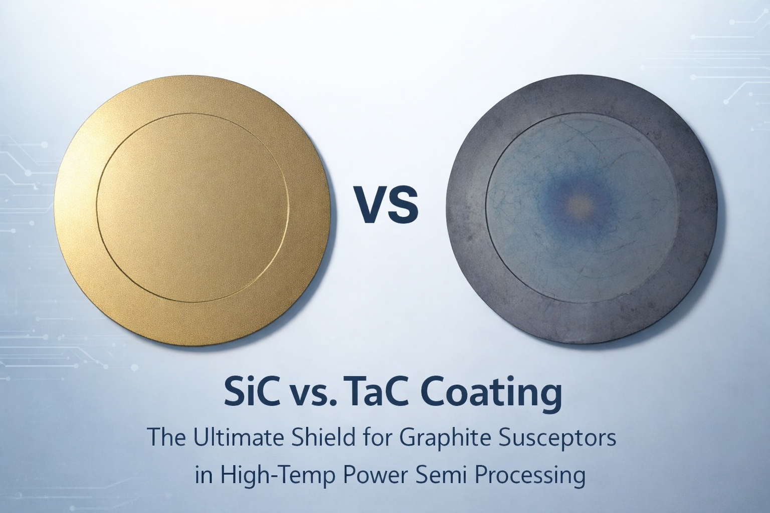 SiC ທຽບກັບ TaC Coating: ໄສ້ສຸດທ້າຍສໍາລັບ Graphite Susceptors ໃນການປະມວນຜົນເຄິ່ງພະລັງງານຄວາມຮ້ອນສູງ
