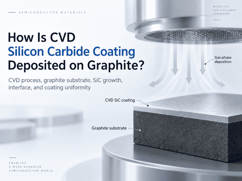 CVD Silicon Carbide Coating ຖືກຝາກໄວ້ໃນ Graphite ແນວໃດ?
