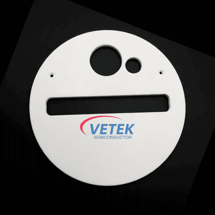 ໂລ່ ແລະ Shutter Quartz ທີ່ມີຄວາມບໍລິສຸດສູງ Opaque Quartz ສໍາລັບ MOCVD